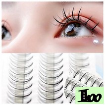 가민 속눈썹 연장 가닥속눈썹 붙이기 언더래쉬 인조 부분 셀프, V형(혼합)_8-10-12mm