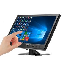 소형 모니터 LCD 포터블 10.1 인치 PC 1920*1200 터치 컴퓨터 PS3/PS4 XBOX360 라즈베리 파이 시스템 CCTV VGA HDMI BNC USB 화면, CHINA, 1920x1200 Touch