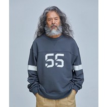 FRIZMWORKS FIFTYFIVE RUGBY SWEAT셔츠 _ DARK 그레이