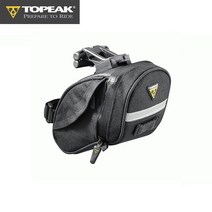 토픽 TOPEAK 안장가방 Aero Wedge DX Medium F25 투어용 에어로 웨지 미디엄 가방 자전거 출퇴근, 블랙