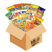 까까나라 농심 크라운 단짠단짝 과자세트 15p