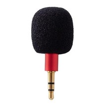 휴대용 3.5mm 잭 마이크 라우드 스피커 소음 감소 소형 온라인 클래스 컴퓨터 핸드폰 라이브 브로드 캐스트, Red Three Level