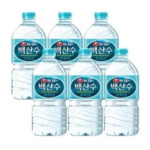 농심 백산수 1L x6, 단일