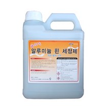 향기나는 알루미늄 핀 세정제 에어컨 컨덴서 에바 히터 핀 클리너 4L, 1개