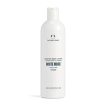 더바디샵 THE BODY SHOP 영국 화이트 머스크 바디로션 400ml, 1팩