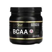 캘리포니아골드뉴트리션 BCAA단백질 L류신 발린 이소류신 헬스보충제 454g(16oz), 1+1+1