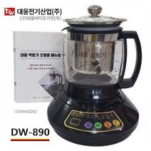 약탕기 대웅약탕기 3.2리터 대용량 홍삼제조기 한약제조기 유리 중탕기 [별도메뉴얼제공], DW-890 저온홍삼숙성(3.2L)-수동