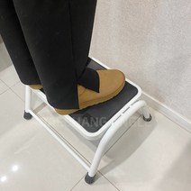 다용도 발판 1단 가정용 매장용 사다리 계단, 블랙