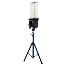 자동 셔틀콕 발사기 배드민턴 연습기 자동 베드민턴 에어 서브머신 훈련 트레이닝 스파링 로봇, 단일 실린더