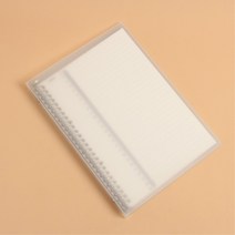 키알리 A5 유선 바인더 노트 루즈링 노트 속지교체 업무 수첩, 제품선택, B5 화이트