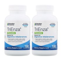 휴스턴 엔자임 트리 엔자 츄어블 소화 효소제 180개입 [2개]