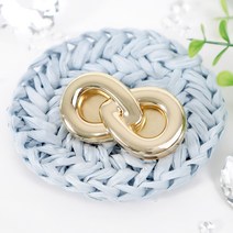 가방잠금 버클 락장식 뜨개질, 1개, 14 트위스트 자석잠금