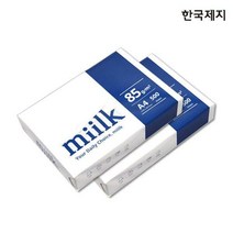 밀크 복사용지 A4용지 85g 2권(1000매)