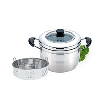 위생적이고 깨끗한 스텐 찜냄비 26 호빵찜기 생선찜솥 계란삶는기계 튼튼한냄비 생선찜기 떡냄비 대게찜솥, 상세페이지참조