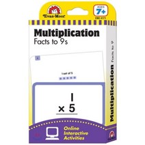 EM 4171 Flash Cards: Multiplication Facts to 9s, Evan-Moor Educational Publis..