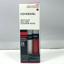 Covergirl Outlast 올데이 립 컬러 위드 탑코트 (.06oz .07oz.), 930 미디엄 웜