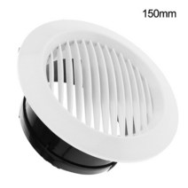 원형 덕트 디퓨져 라인디퓨저 가정용 아파트환기구 디퓨샤 Air Vent Grille Circular Indoor Ventilation Outlet Duct Pipe Cover Ca, 04 150mm