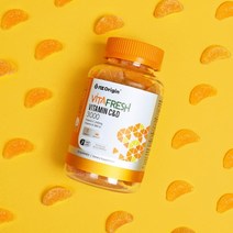 엔젯오리진 귤모양 비타민젤리 구미 C&D 3000 사무실