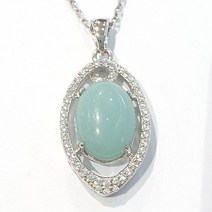 [블루케이] 아마조나이트 원석 펜던트 221103-03