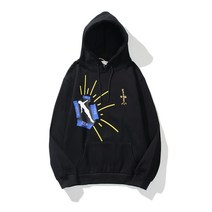 catcus jack highest in the room hooded sweatshirt 남성과 여성 oversize 낯선 물건 느슨한 streetwear hoodies