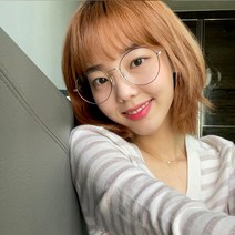 더브릴레 동글이 빅사이즈 라운드 고급 투명 다리팁 안경테