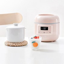 죽제조기 죽 만드는 기계 이유식 제조기 미니, 핑크