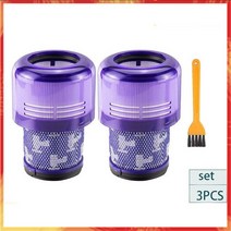호환 hepa filter for dyson v11 v15 sv14 cyclone animal absolute total clean 무선 진공 청소기 교체 필터 필터, 3개