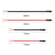 용접와이어 봉 스폿 용접 펜 기계 특별 연결 와이어 18650 배터리 6.5mm 골드 도금 바나나 플러그 액세서리, [01] 220mm, 01 220mm