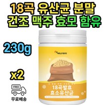 청소년 성인 중년 노인 곡물 발효 효소 유산균 x2통 검정콩 검은깨 밀기울 녹두 차조 늘보리 기장쌀 현미 발효미강 율무쌀 맥아 보리 수수 약콩 유산균먹이 직장인 주부 마시는