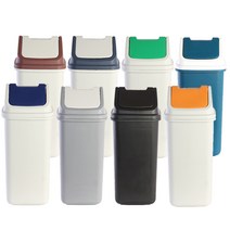 사각자동 휴지통(20L~100L) 종량제봉투 대형 휴지통 쓰레기통 청소 학교 학원 관공서, 100L, 그레이