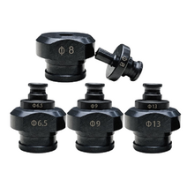 1800W 전동 펀칭기 철판 압착기 산업용 천공기 유압 브래킷 노칭 플레이트, 6.5mm(상하세트)