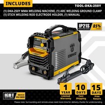 플라즈마 절단기 레이저용접기 프라즈마 아크 용접기 알루미늄 가정용 휴대용, B DKA-250Y