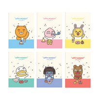 카카오프렌즈 1200 해피모먼트 신학기 무선제본 노트 1개, 튜브