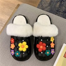 귀여운 짱구 시나모롤 그로밋 디자인 부드러운 층간소음 방지 슬리퍼 실내화 사무실 거실 실내 털 보온 겨울 여름 거실화 커스텀 기능성, AX + 240-245