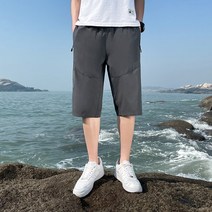 남자 반바지 남자 트레이닝바지 스판 7부 반바지