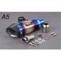 가변배기 범용 36-51mm 오토바이 배기 db 킬러 스티커 머플러 z900 gsxr1000 sv650 r6 r3 zx6r zx10 k7 mt07, a5 스티커