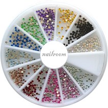 NAILROOM 네일 라인스톤세트 네일스톤세트 네일세트, 1개, [no. 125]  1. 5mm 원형 혼합세트