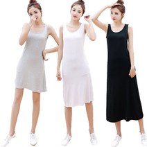 라쿤걸 40수 모달 3가지길이 3가지칼라 원피스 AW016
