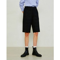 22FW [단독특가][HAZZYS THE H]블랙 트위드 버뮤다 팬츠 HSPA2D790BK