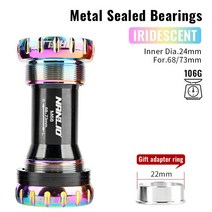 자전거 바텀 브래킷 BB MTB Road Bike Bottom B랙et BSA Ceramic Saled Bearing BB Screw Type 68/73 mm Bi