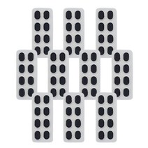 안경 미끄럼 흘러내림방지 패드 타원형 80개 1세트 (40회분)