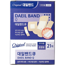 대일화학공업 대일밴드 혼합형 21매x6케이스 임박 제조일자 24.12.05, 단품, 6개