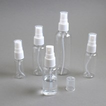 [아이디몬] 스프레이 공병 투명 플라스틱 휴대용 화장품 향수 오일 물감 용기, 30ml
