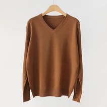 여성용 브이넥 로아르브이 니트