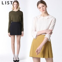 [리스트] 랩 프론트 미니 스커트