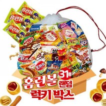 홈런볼 랜덤 럭키박스 과자폭탄 31P/간식세트/선물용간식/당일출고, 2. 케익보다 빵빵한 럭키박스