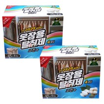 산도깨비 옷장용 탈취제(코튼향) 65g X 4개입, 8개
