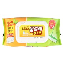 보냄 물걸레 청소포 실속형(중형) 30매, 1개