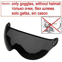 스노우 스키헬멧 보드 헬멧 스노우보드 OCE 스키 고글 통합 PC + EPS CE 인증 여성 남성, Only Black Lens_XL (61-64cm)