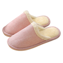 투원스토어 스트라이프 털실내화